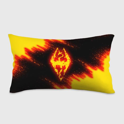 TES skyrim dragon fire Скайрим огненный Подушка 22x35 - купить по ...