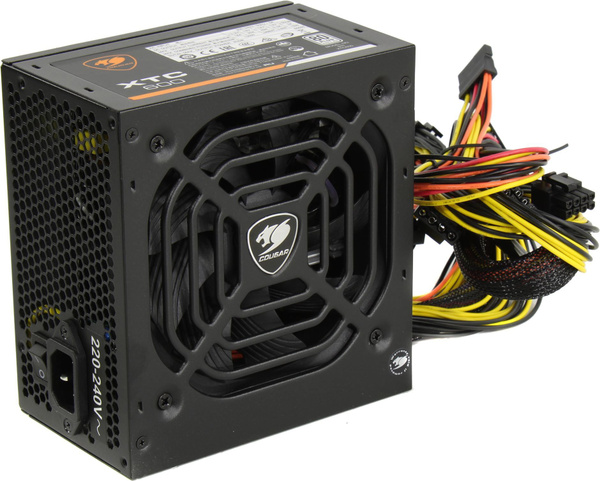 Блок питания Cougar XTC 600 (ATX v2.31, 600W, Active PFC, 120mm Fan ...
