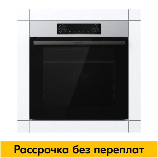 Электрический духовой шкаф Gorenje BOB6737E01X, встраиваемый, 60 см, 12 ...