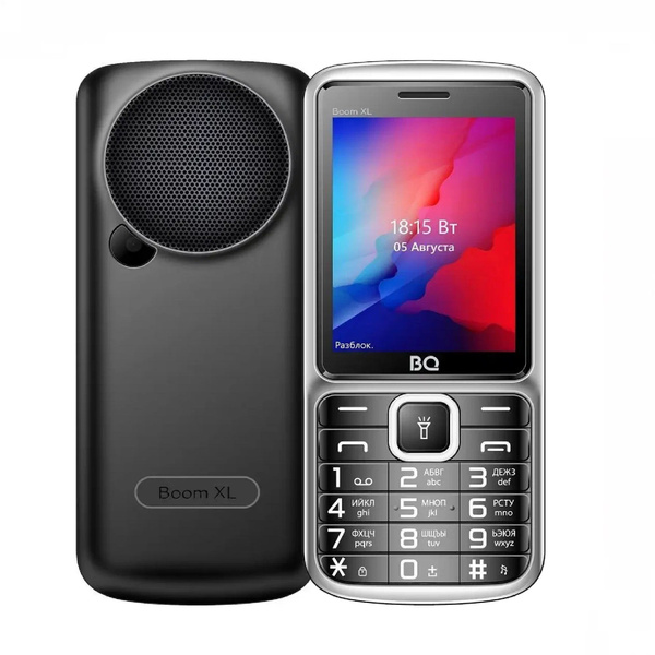 Мобильный телефон BQ 2810 Boom XL, серебристый, черный - купить по ...