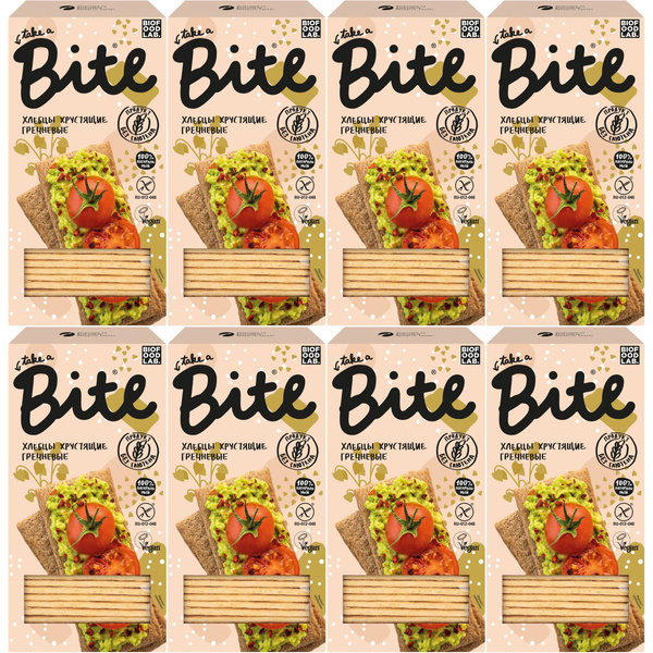 Хлебцы гречневые Take a Bite хрустящие 150 г, набор: 8 штук купить на ...