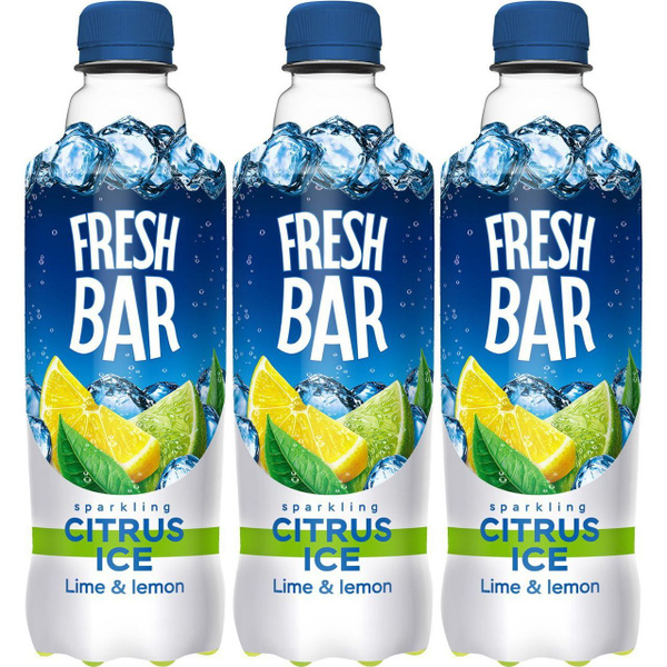 Газированный напиток Fresh Bar Citrus Ice 480 мл, набор: 3 штуки купить ...