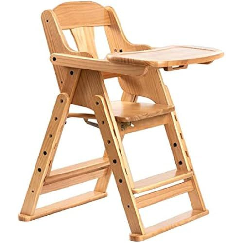 AJLDN JLDNC Baby Highchair, детский стульчик из дерева 3 в 1 со съемным ...