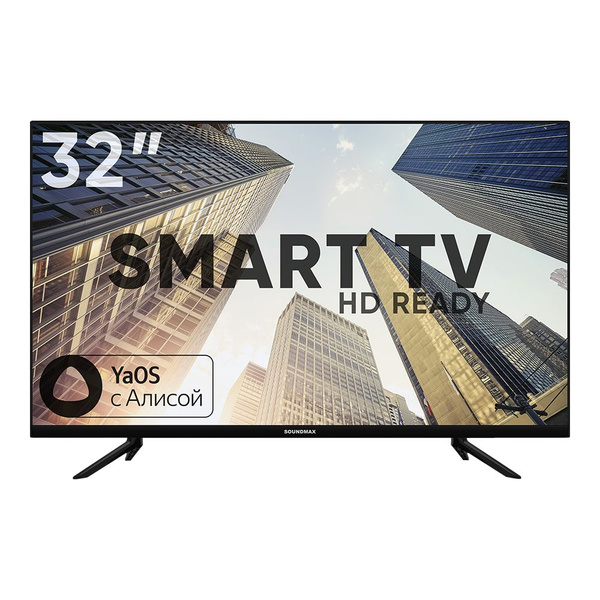 Soundmax Телевизор SM-LED32M15S Smart, Yandex, frameless, 31.5" HD ...