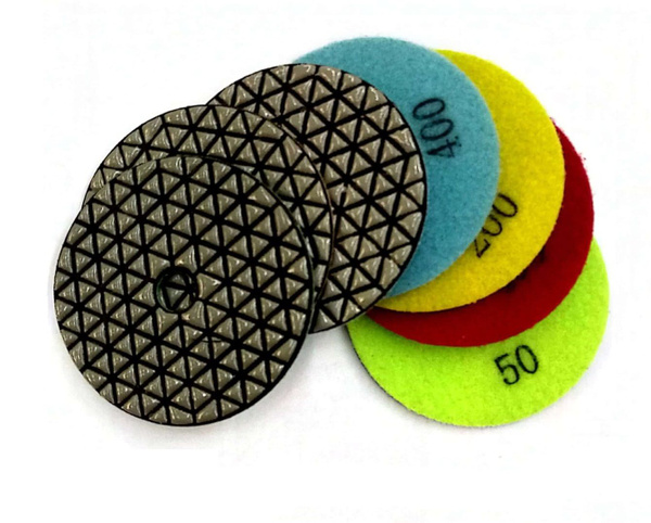 Диски полировальные Triange dry д-100мм комплект №50.100.200.400.800 ...