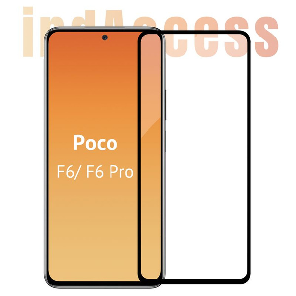 Защитное стекло на Poco F6, F6 Pro/ для Поко Ф6, Ф6 Про/ indAccess ...