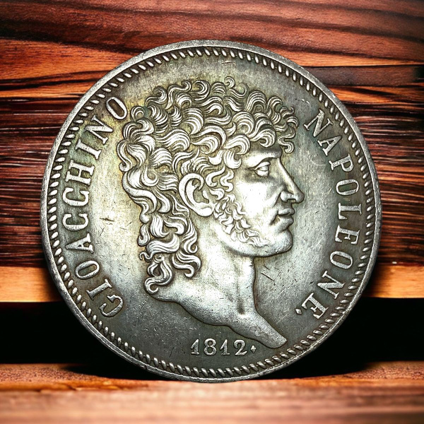 Монета Италия 5 лир 1812 года. Наполеон. Серебрение - купить в интернет ...