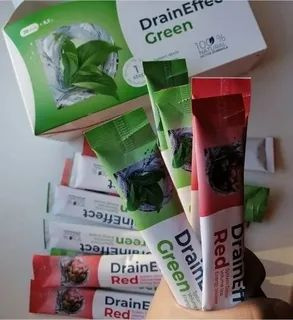 Дренирующий напиток DrainEffect Mix Green+Red/драйнэффект мята+гранат ...