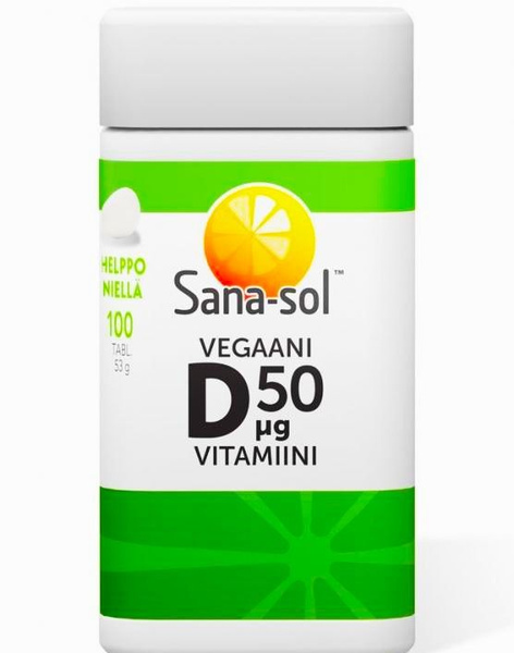 Sana-sol веганский Витамин D 50 мкг/100 табл купить на OZON по низкой ...