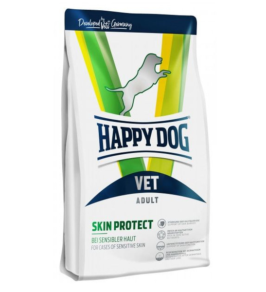 HAPPY DOG VET Skin Protect Корм для собак при лечении кожных ...