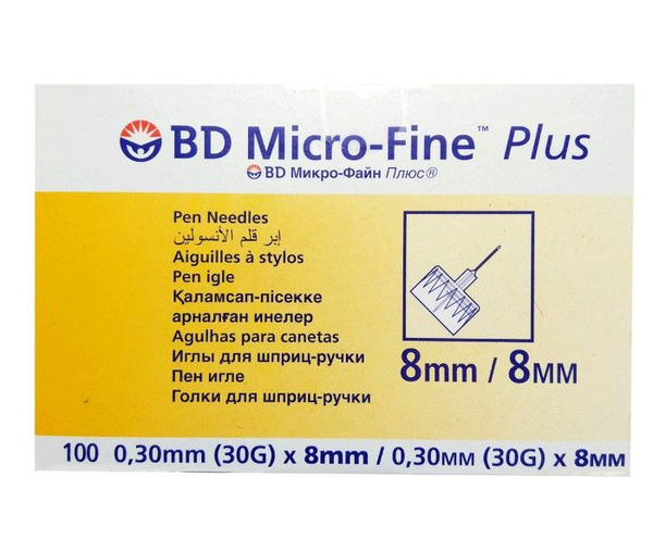 MICRO-FINE PLUS Игла инсулиновая д/шприца-ручки 8 мм - купить с ...