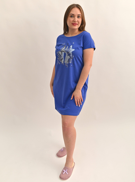 Туника домашняя женская, Женский, размер 52 (2XL), рукав Короткий ...