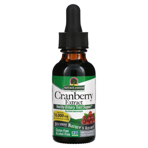Nature's Answer Cranberry Extract, Alcohol-Free, Экстракт клюквы без ...