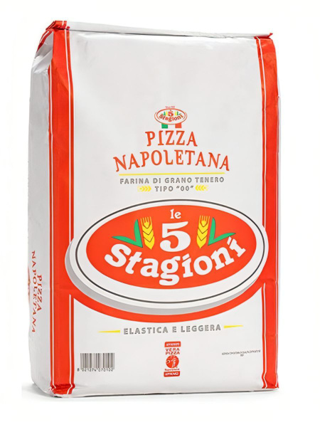 Итальянская мука для пиццы 00 "Le 5 Stagioni" Pizza Napoletana, 25 кг ...