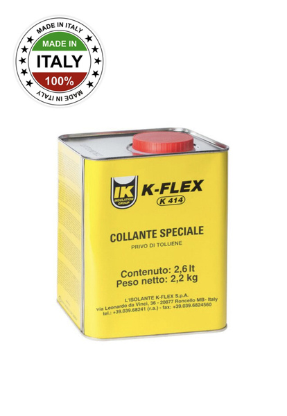 Клей контактный каучуковый K-FLEX К-414 для трубной изоляции 2,6 л ...