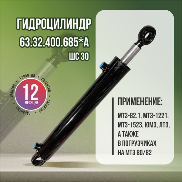 Гидроцилиндр ГЦ 63.32.400.685 шс 30*А купить на OZON по низкой цене ...