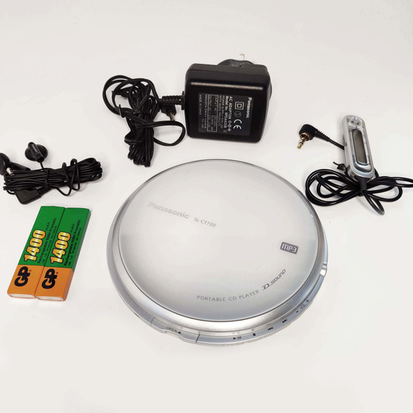 Портативный CD MP3 плеер Panasonic SL-CT720 silver Японский
