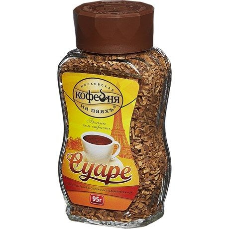Кофе Московская кофейня на паяхъ Суаре растворимый сублимированный, 95г ...