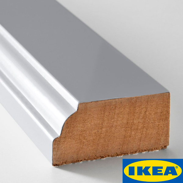 IKEA Карниз декоративный профилированный BODBYN БУДБИН, серый купить на ...