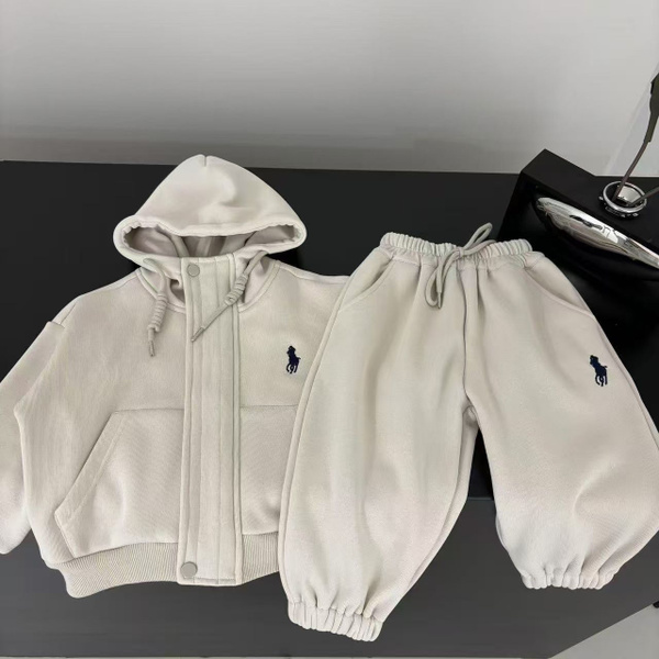 Комплект одежды Девочки Polo Ralph Lauren Спортивный брючный молочный ...