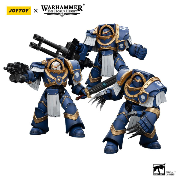 GUARDIA D'ONORE VICTRIX Set Di 3 Miniature ULTRAMARINES Honour Guard Warhammer 40k Eta 12