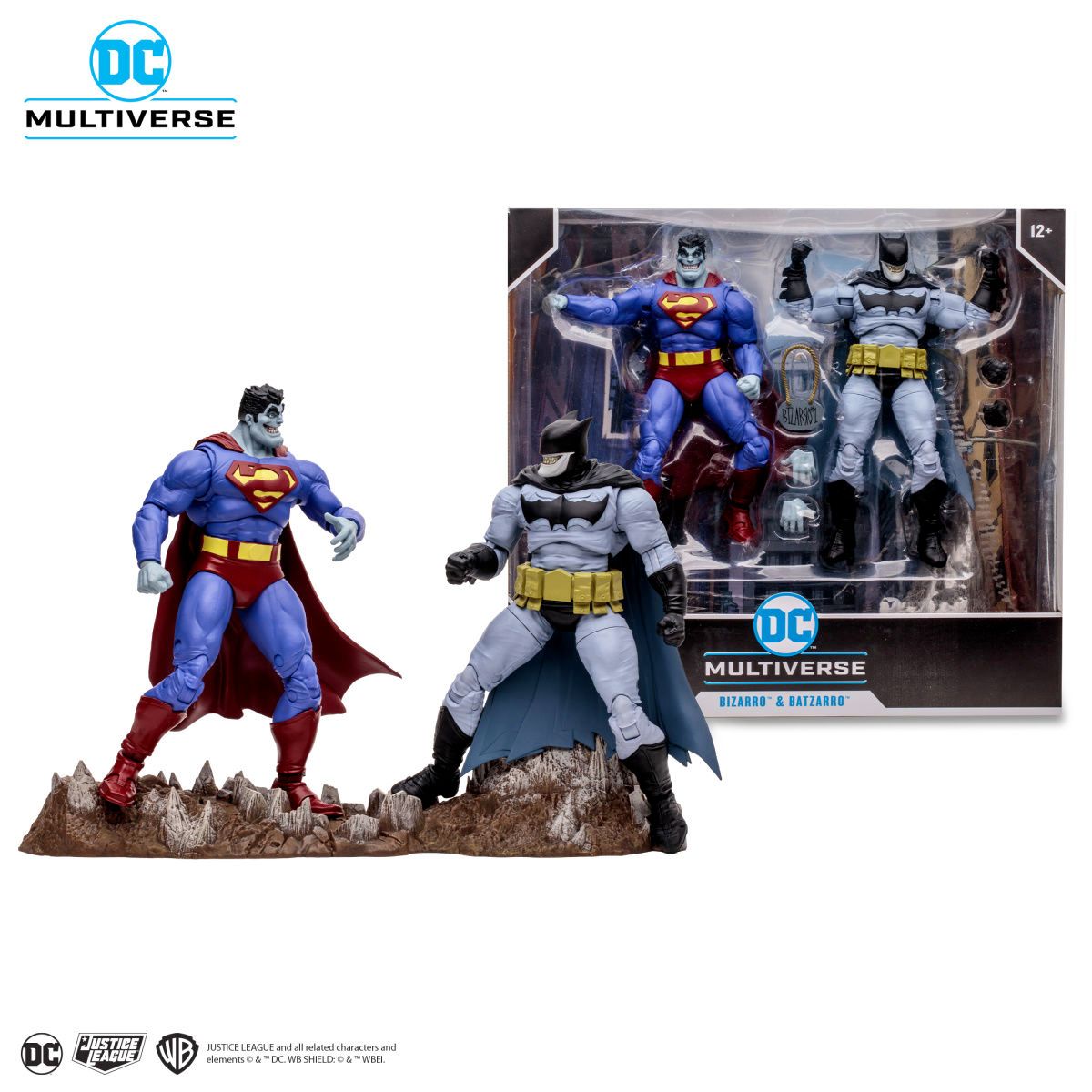 McFarlane Toys DC Comics <b>Bizarro</b> and Batzarro фигурка,toyking.