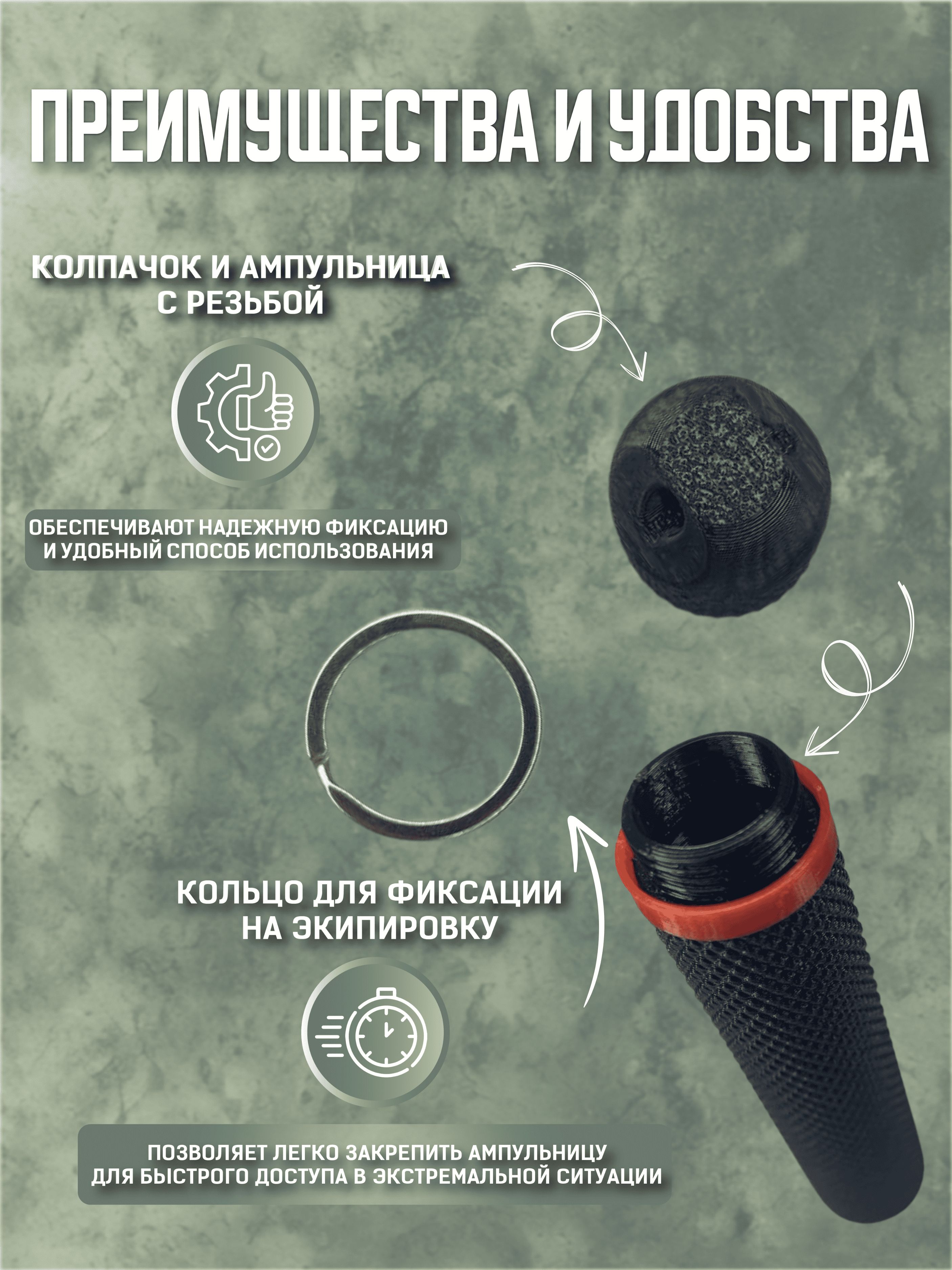 Ампульница тактическая(Nefopam)V2 10 шт.