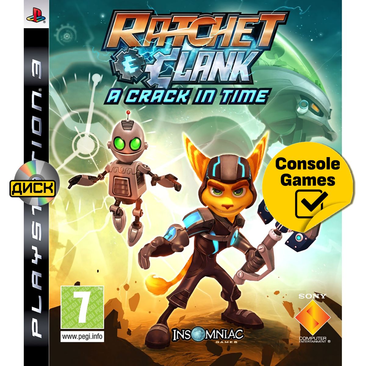 PS3 Ratchet & Clank: a Crack In Time. Товар уцененный