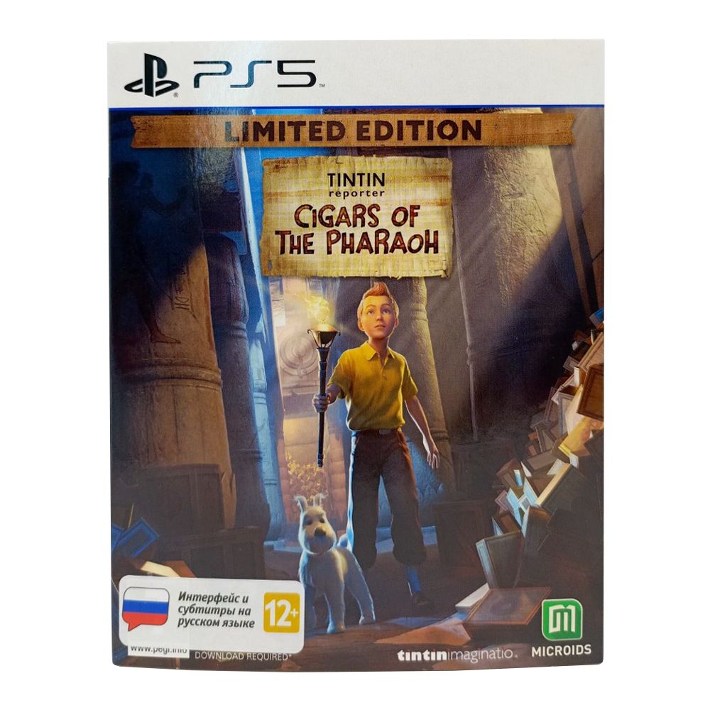 Игра Tintin Reporter Cigars of the Pharaoh Limited Edition (PlayStation 5, Русские субтитры)