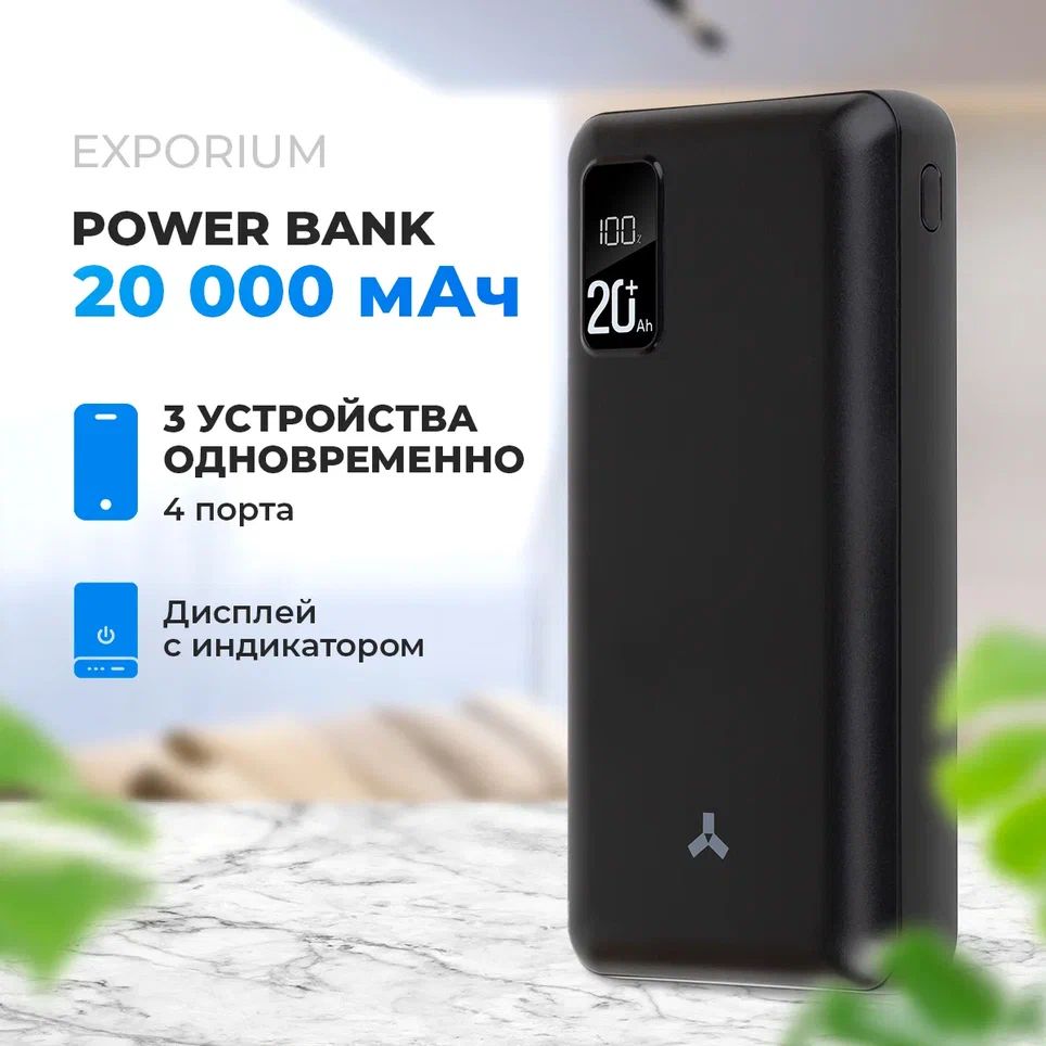 Внешний аккумулятор (Power Bank) AccesStyle зарядн5556 - купить по выгодным  ценам в интернет-магазине OZON (1547897713)