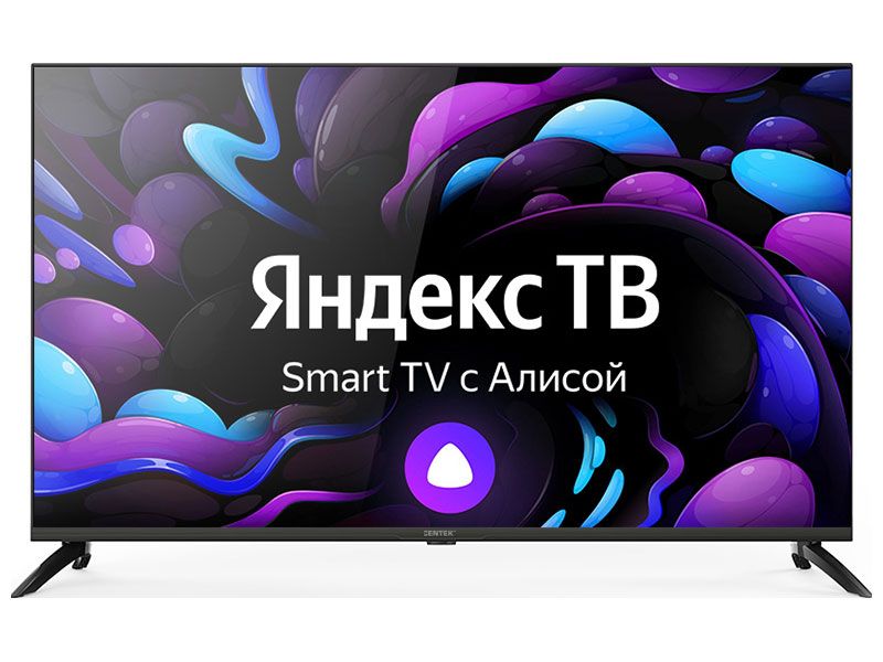 CentekТелевизор43,CT-8743,SMART43"4KHDR,черный