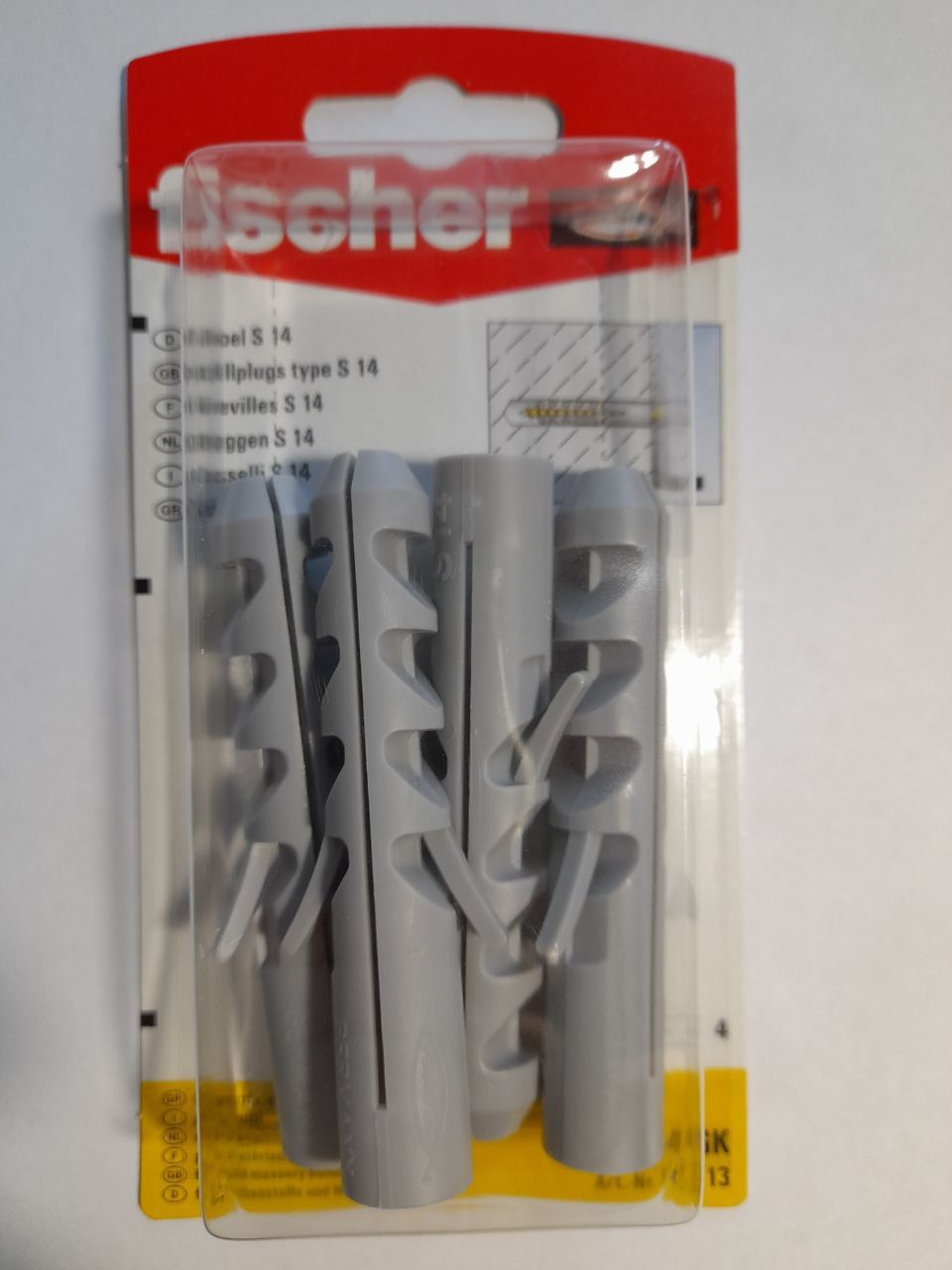 Распорный дюбель Fischer S 14х75 (4 шт.)