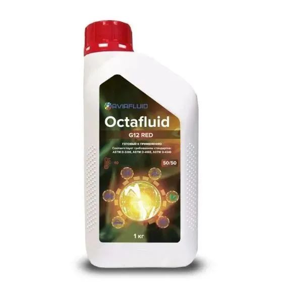 Антифриз Octafluid G12 Red, 1 кг