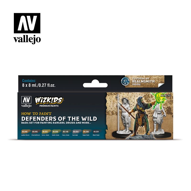 НаборкрасокWizkidsDefendersoftheWildPremiumSet80255(8красокпо8мл)