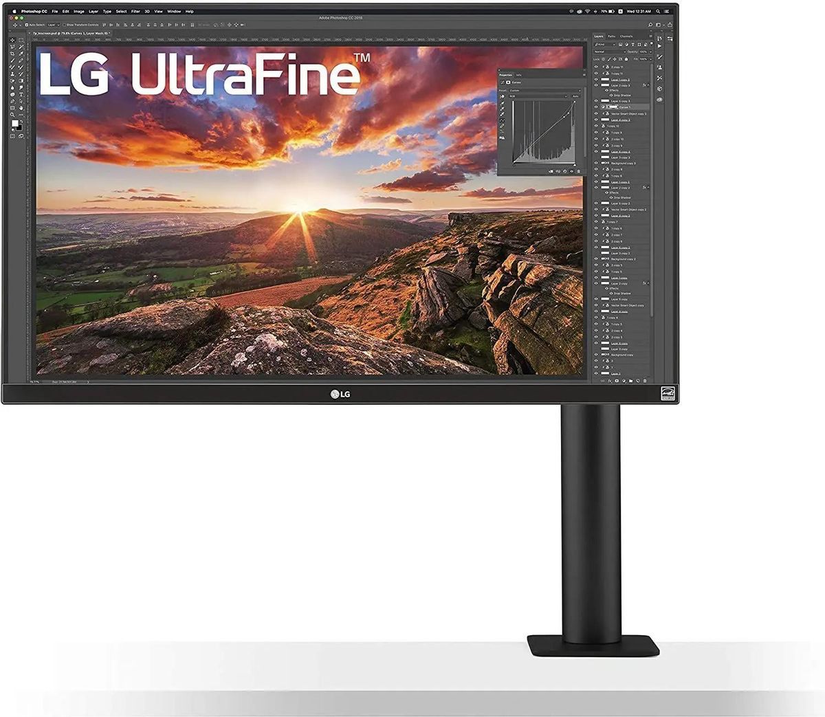 LG 27" Монитор LG 27UN880-B, черный, черный