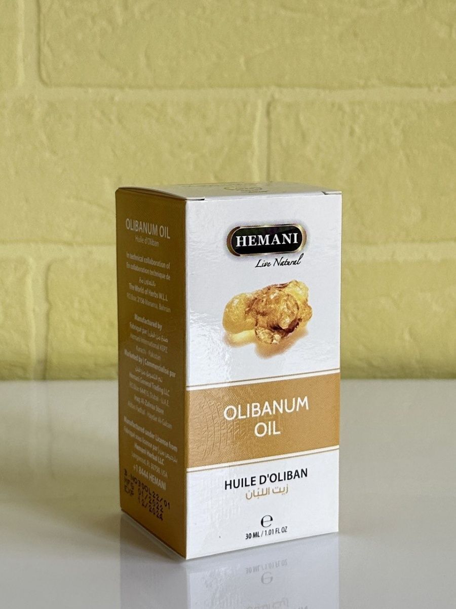 Натуральное масло ладана Olibanum Oil Hemani, 30 мл