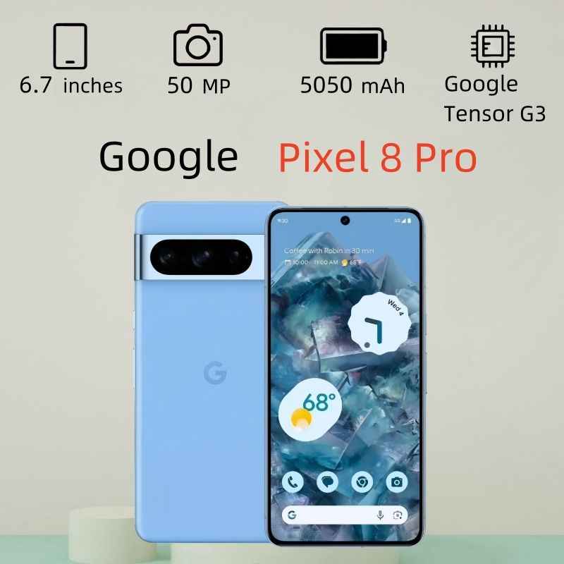 GoogleСмартфонPixel8ProUSA12/256ГБ,синий