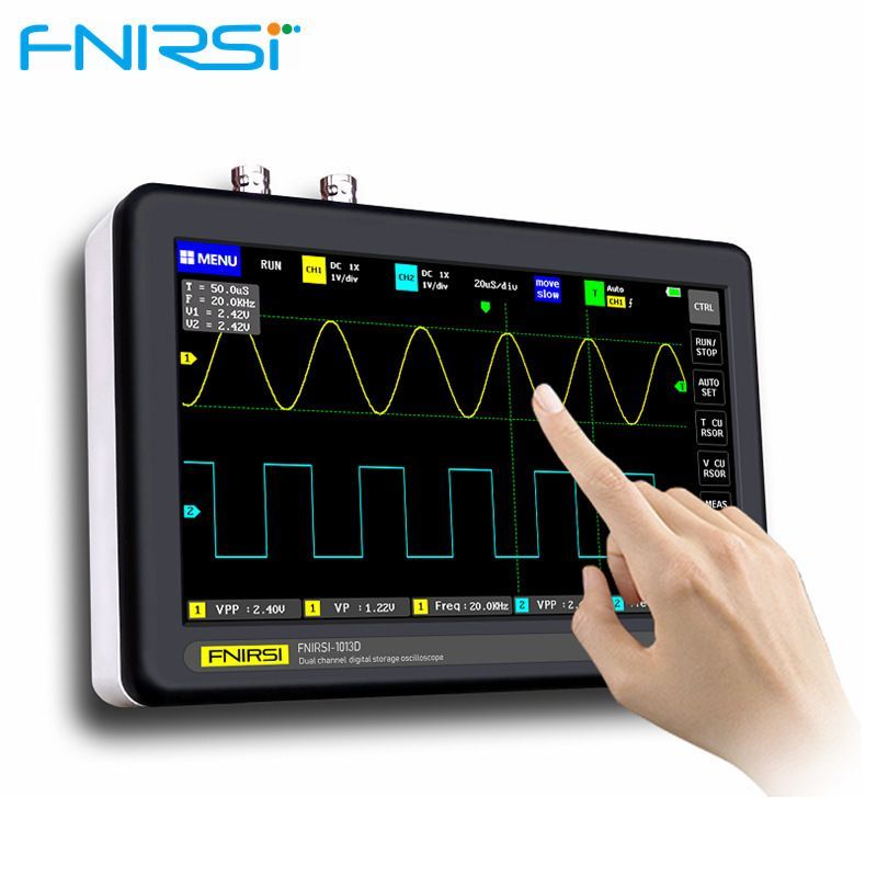 FNIRSI1013DЦифровойосциллографссенсорнойпанелью