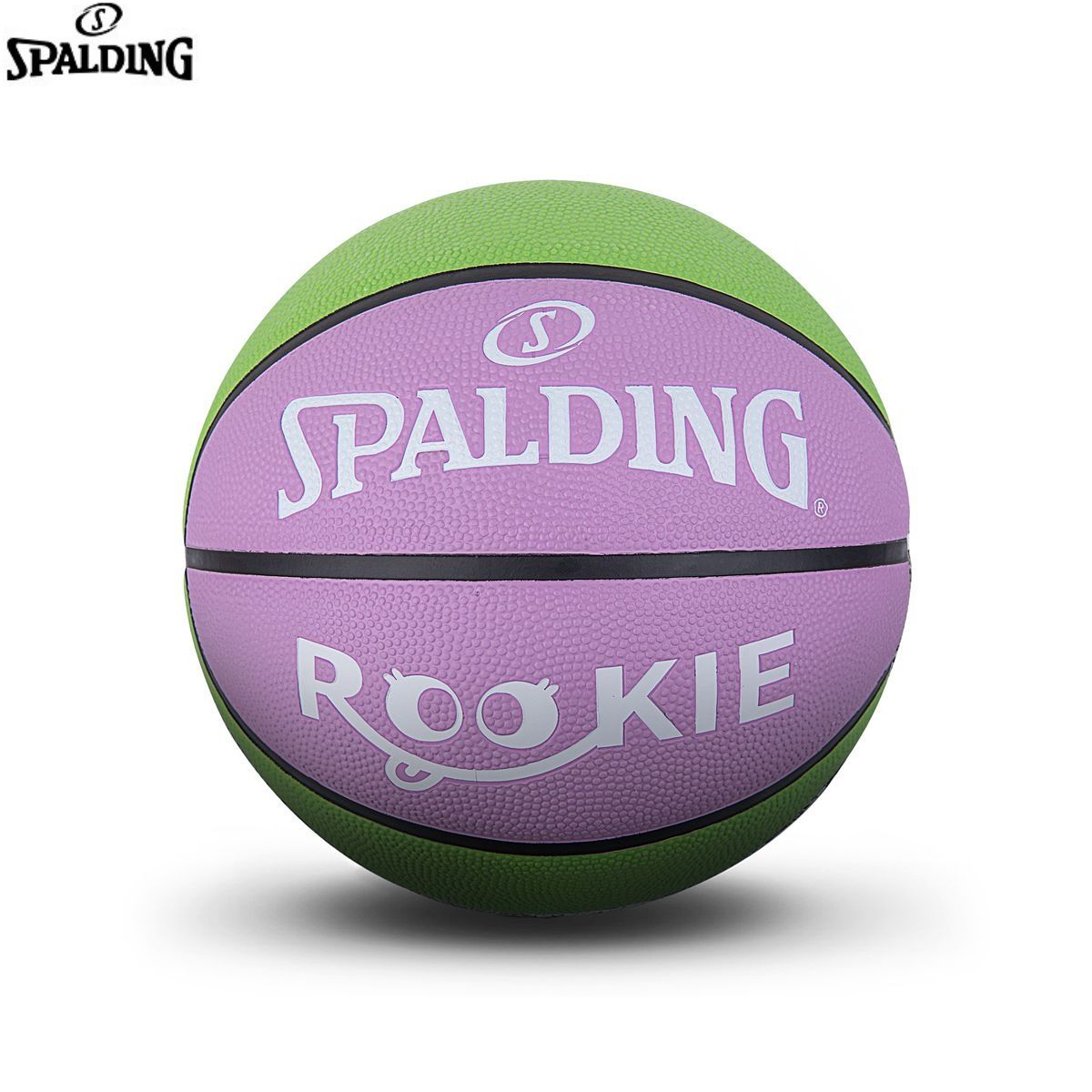 Мяч баскетбольный Spalding LA763224935184, 5 размер, светло-зеленый,  пурпурный купить по выгодной цене в интернет-магазине OZON (1537596392)