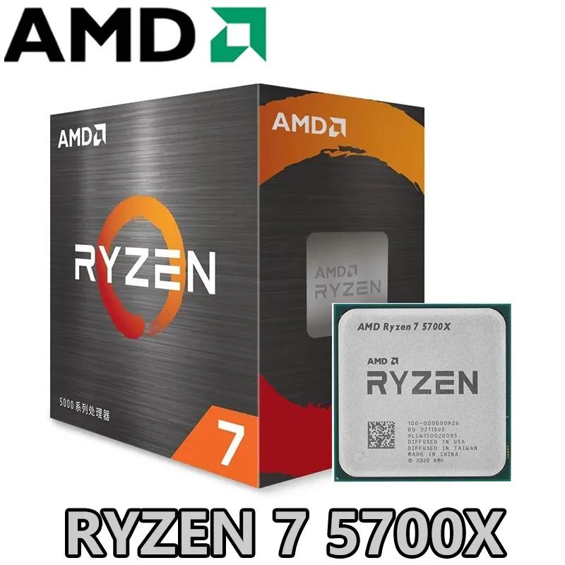 ПроцессорAMDRyzen75700XAM4,8x3400МГц,BOX