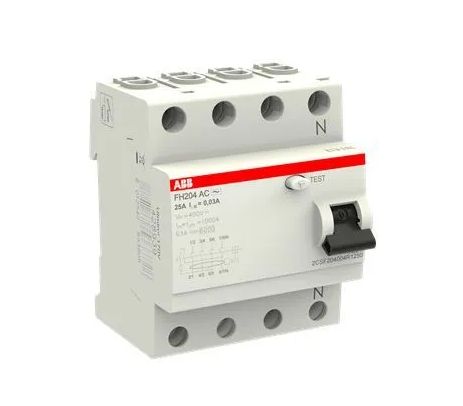 Устройство защитного отключения УЗО ABB FH204 25A/30mA типа АС 2CSF204004R1250