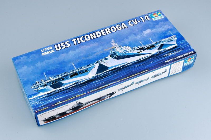 Trumpeter 1/700 05736 USS Тикондерога CV-14Корабль