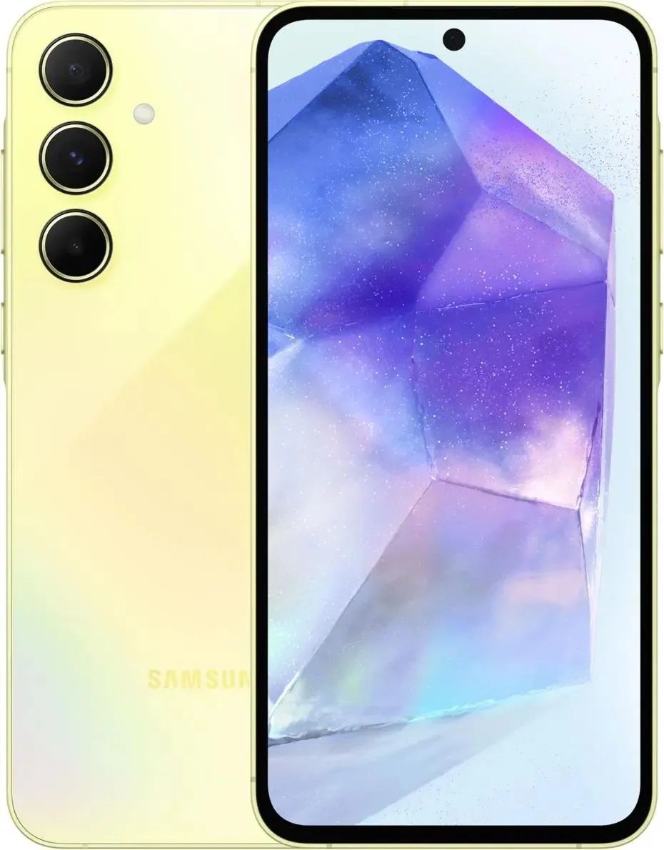 Samsung Смартфон Galaxy A55 5G Global 8/128 ГБ, желтый