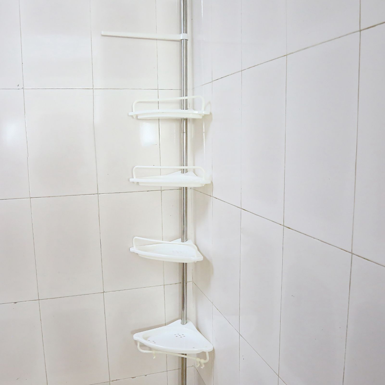 Телескопические угловые полки для ванной. Угловая полка для ванной Multi Corner Shelf. 4tier Bathroom Rack полка для ванной. Полка для ванной комнаты угловая телескопическая 4-х ярусная. Полка для ванной комнаты телескопическая угловая хром 110-250.