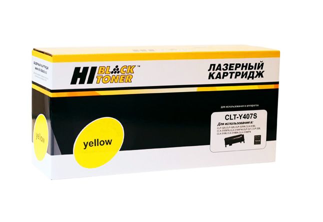 Картридж CLT-Y407S Yellow для Samsung CLP-320; 320n; 325; CLX-3185