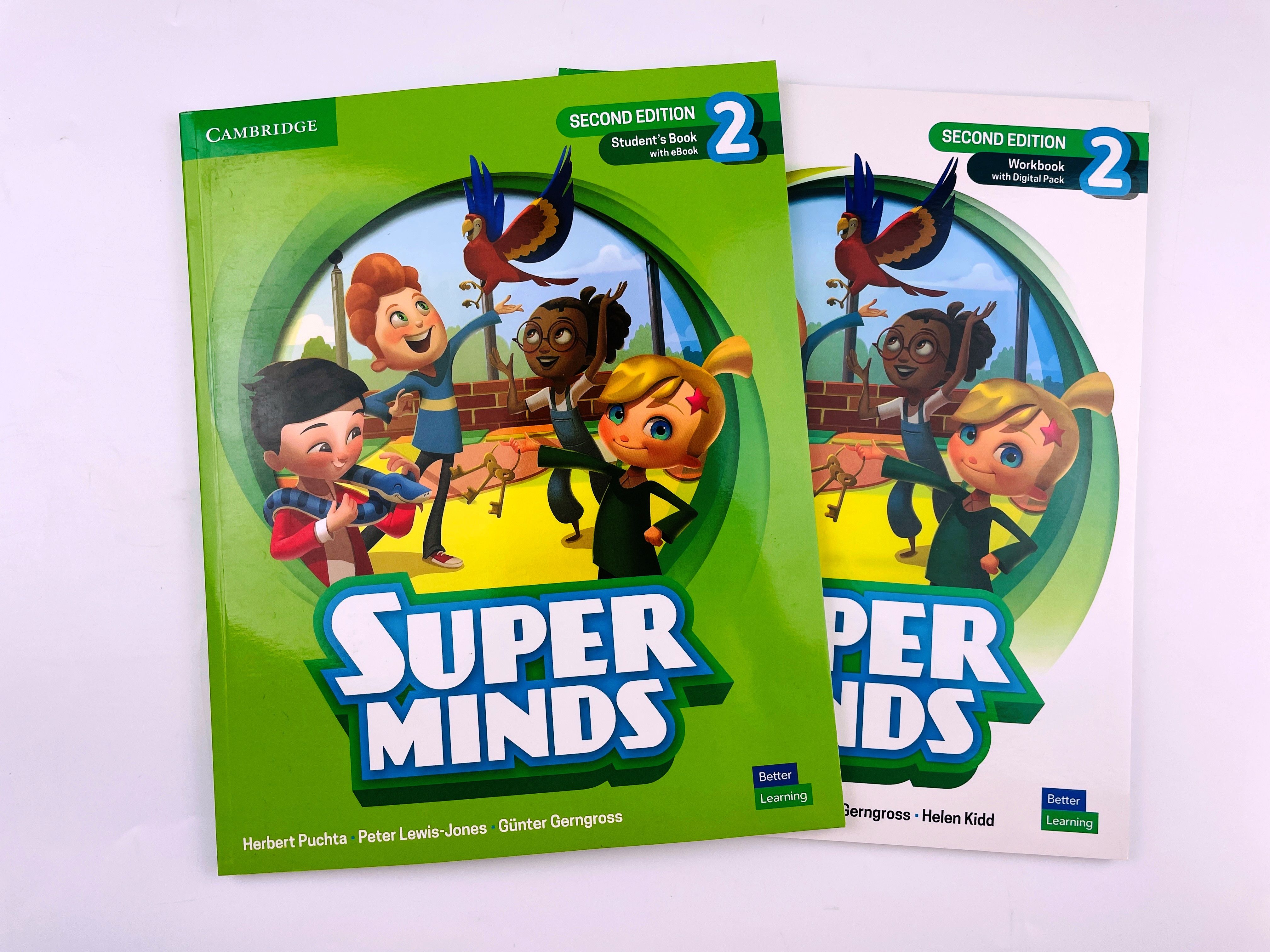 Комплект Super Minds 2 (second edition) Students book with DVD+ WorkBook |  Herbert Puchta