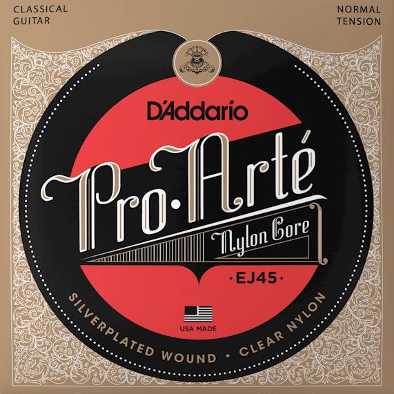 Струны для классической гитары нейлоновые D'ADDARIO EJ45