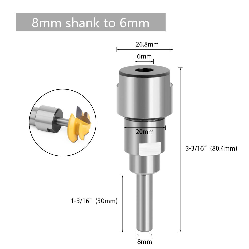 Удлинительдляфрез8ммдо6мм