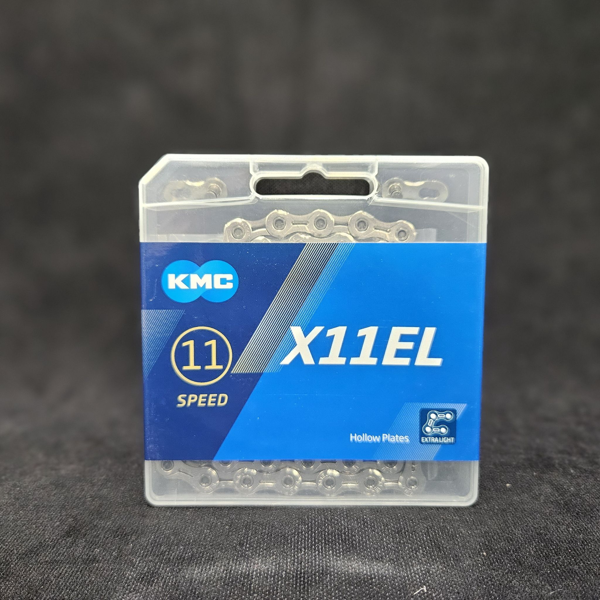 Цепь велосипедная KMC X11EL Silver, 11 ск., 118 зв., с замком