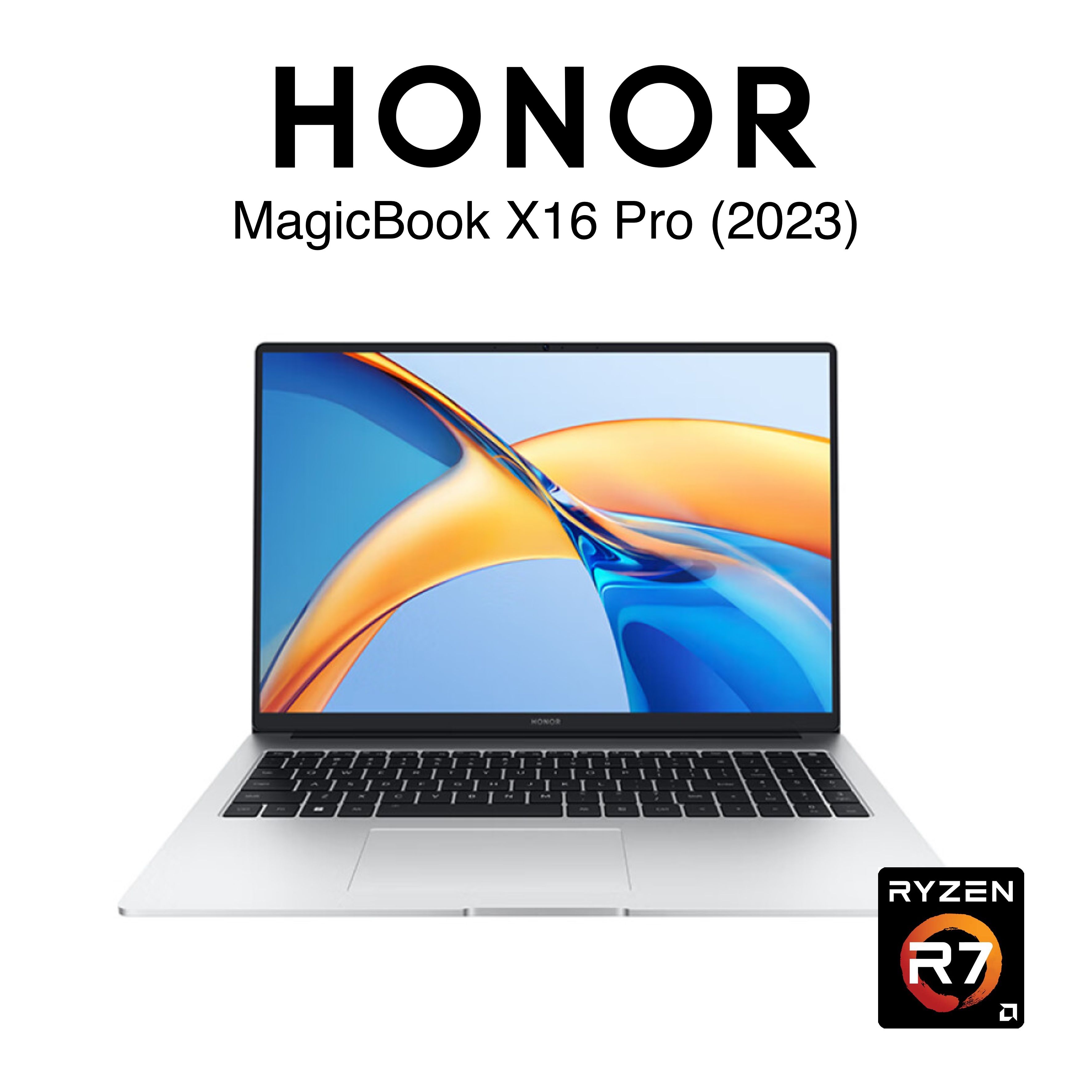 Honor Ноутбук для работы учебы игр HONOR MagicBook X16 Pro Ноутбук 16